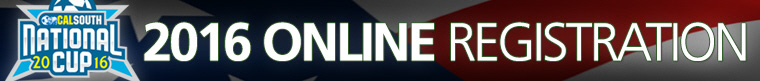 2016 USYS Cal South National Cup Olders U14-19 banner